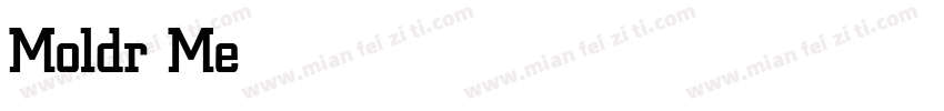 Moldr Medium字体转换